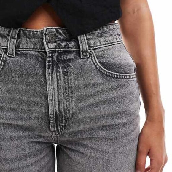 ASOS High Rise Gray Jeans - Picture 3 of 4